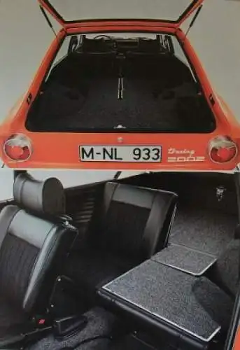 BMW 1602 - 2002 tii Touring Modellprogramm 1974 Automobilprospekt (0780)