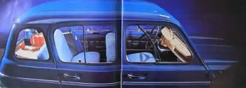 Renault 4 CV Modellprogramm 1948 Automobilprospekt (3014)