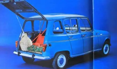 Renault 4 CV Modellprogramm 1948 Automobilprospekt (3014)