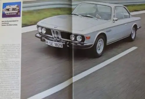 BMW 3.0 CSI Modellprogramm 1971 Automobilprospekt (6147)