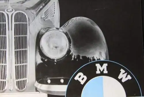 BMW Modellprogramm 1938 "Wir gehen mit dem Fortschritt" Automobilprospekt (7911)