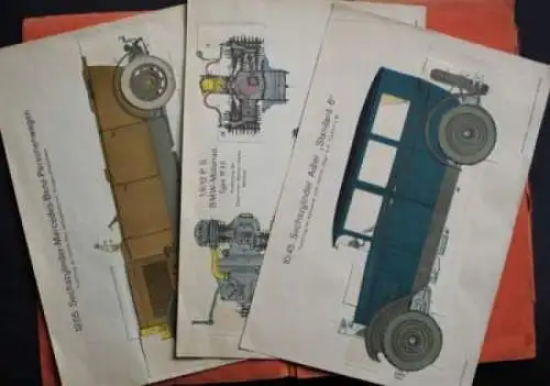 Wolfram "Die Motorfahrzeuge Modelle" Fahrzeugtechnik 1928 (4674)