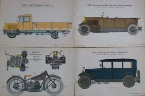 Wolfram "Die Motorfahrzeuge Modelle" Fahrzeugtechnik 1928 (4674)