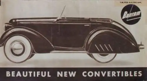 Autobianchi Panorama Modellprogramm 1967 Automobilprospekt (2733)