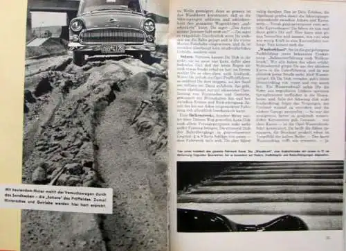 Opel Rekord Modellprogramm 1956 "Rund um Opel" Automobilprospekt (4291)