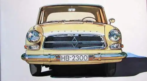 Borgward Airswing P 100 Modellprogramm 1960 "Der grosse Borgward" Automobilprospekt (2589)