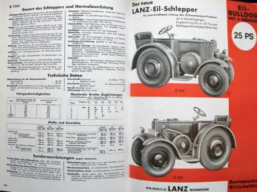 Häfner "Lanz Bulldog Prospekte" Lanz-Historie 1990 (9625)