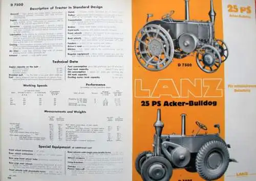 Häfner "Lanz Bulldog Prospekte" Lanz-Historie 1990 (9625)