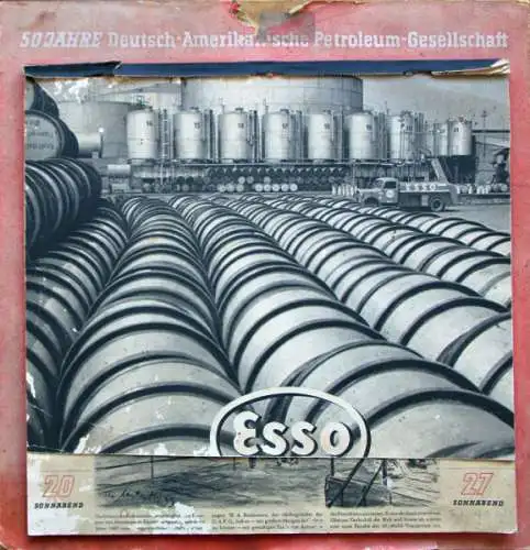 Esso Standard Jahreskalender 1940 "50 Jahre Deutsch Amerikanische Petroleum Gesellschaft" Theo Matejko (8771)