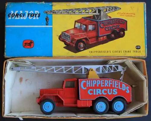 Corgi Toys Major Chipperfield Circus Crane Truck 1963 Metallmodell in Originalbox (3601)