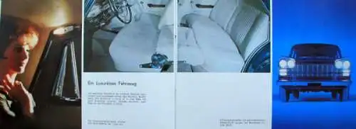 Fiat 1800 - 2300 Modellprogramm 1961 "Die 6 Zylinder" Automobilprospekt (3859)