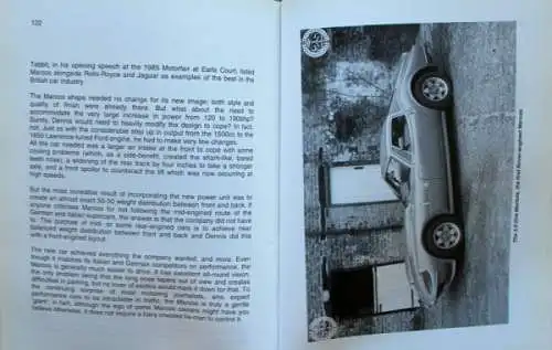 Barber "Marcos" Marcos Motorsport-Historie 1995 signiert von Jem Marsh (2222)