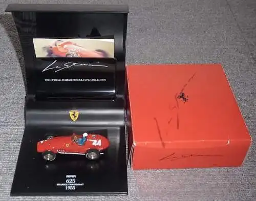 Vitesse Ferrari 625 Rennwagen 1955 "La Storia" Trintignant Metallmodell in Originalbox (9026)