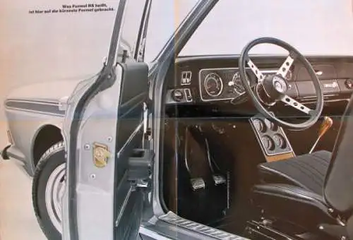 Ford Taunus Formel RS Modellprogramm 1967 Automobilprospekt (8360)