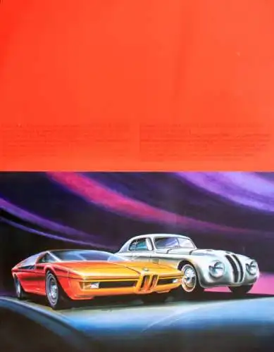 BMW M 1 Turbo Modellprogramm 1972 Automobilprospekt (2489)