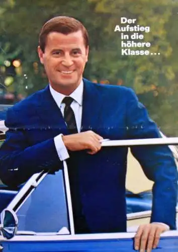 Opel Rekord Modellprogramm 1964 "Der Aufstieg in die höhere Klasse" Automobilprospekt (6705)