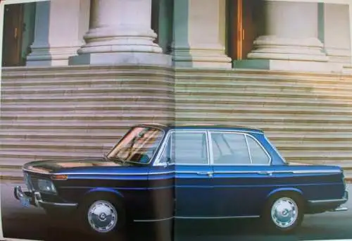 BMW 1800 - 2000 tii Modellprogramm 1971 Automobilprospekt (8162)