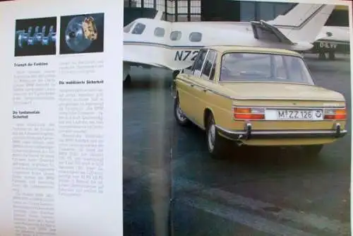 BMW 1800 - 2000 tii Modellprogramm 1971 Automobilprospekt (8162)