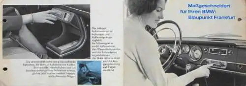 BMW Auto-Radio Rallye Modellprogramm 1965 Automobilprospekt (9955)