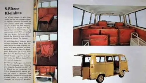 Renault Estafette Modellprogramm 1961 Automobilprospekt (1181)
