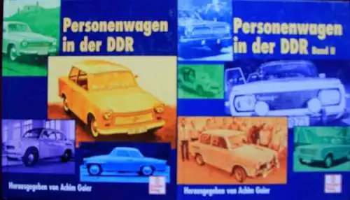 Gaier "Personenwagen in der DDR" Ostdeutsche Fahrzeughistorie 2000 Band 1+2 (4716)