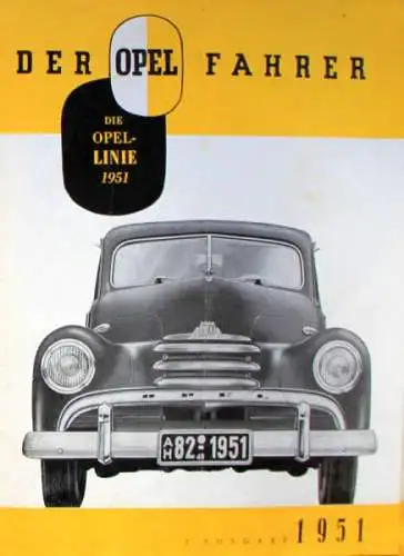 "Der Opel Kraftfahrer" Opel Werkszeitschrift 1951 (2643)