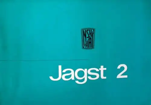 NSU Fiat Jagst 2 Modellprogramm 1965 Automobilprospekt (0667)