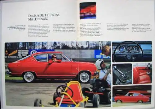Opel Kadett Modellprogramm 1967 Automobilprospekt (6715)