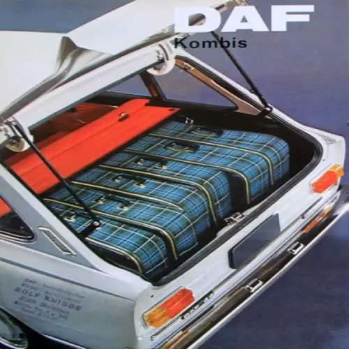 DAF Kombis Modellprogramm 1970 Automobilprospekt (8644)