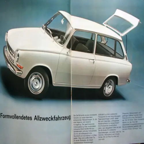 DAF Kombis Modellprogramm 1970 Automobilprospekt (8644)