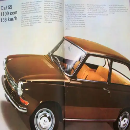 DAF Automatic Variomatic Modellprogramm 1970 Automobilprospekt (8644)