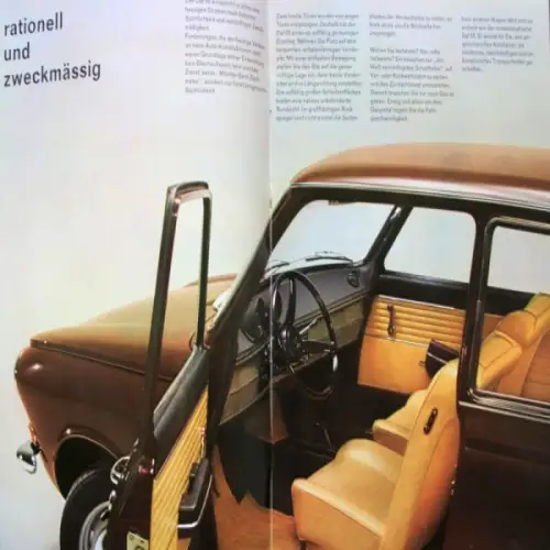 DAF Automatic Variomatic Modellprogramm 1970 Automobilprospekt (8644)
