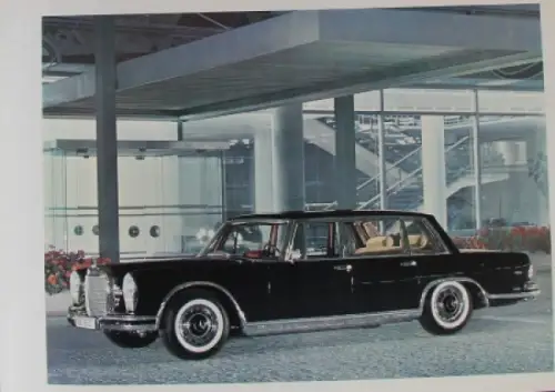 Mercedes-Benz Modellprogramm 1963 Automobilprospekt (8875)