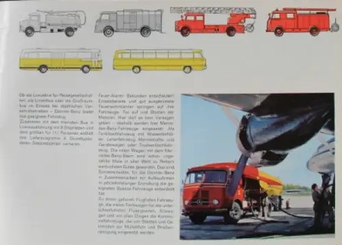 Mercedes-Benz Modellprogramm 1963 Automobilprospekt (8875)