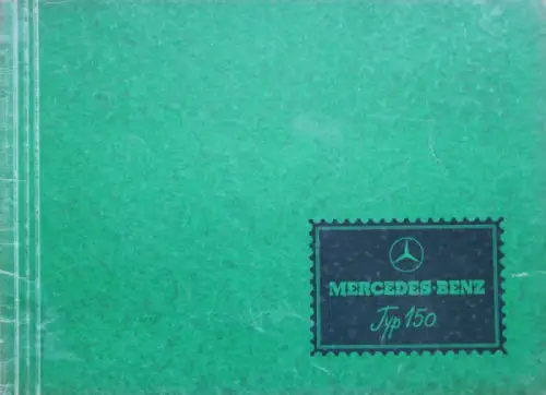 Mercedes-Benz 150 Modellprogramm 1935 Automobilprospekt (8917)
