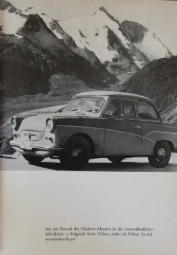 Liebisch "Europareise im Trabant" Trabant-Reisebericht 1962 (3522)