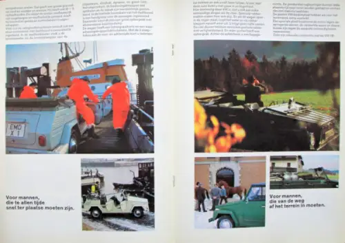 Volkswagen 181 Kübel Modellprogramm 1970 Automobilprospekt (0088)
