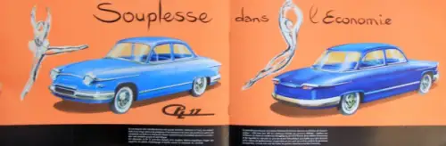 Panhard PL 17 Modellprogramm 1960 "Elegance" Automobilprospekt (2379)