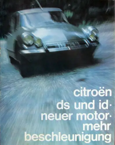 Citroen DS 19 Modellprogramm 1965 Automobilprospekt (2530)