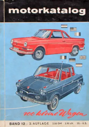 "Motorkatalog - 100 Kleine Wagen" Automobil-Jahrbuch 1959 (3841)