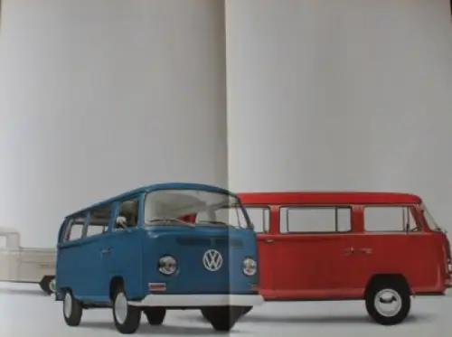 Volkswagen T2 Transporter Modellprogramm 1969 "Der Neue" Automobilprospekt (1273)