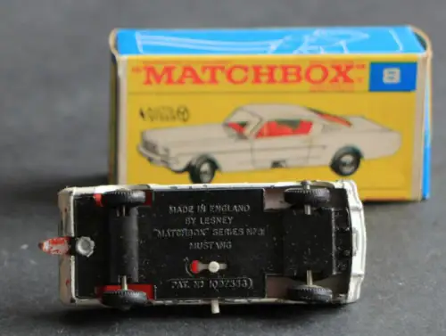 Matchbox Lesney Ford Mustang 1967 Metallmodell in Originalbox (4281)
