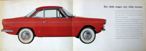 NSU Jagst 770 Riviera Modellprogramm 1962 Automobilprospekt (6131)