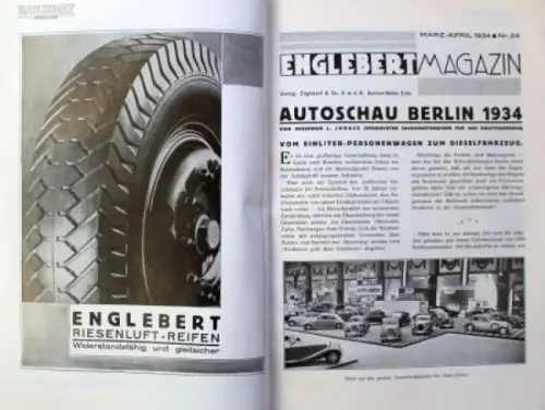"Englebert Magazin" Reifen-Magazin 1936 (4738)