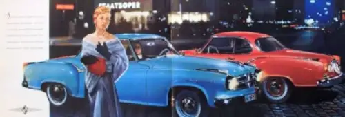 Borgward Isabella Coupe Modellprogramm 1958 Automobilprospekt (2112)