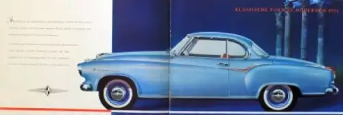 Borgward Isabella Coupe Modellprogramm 1958 Automobilprospekt (2112)