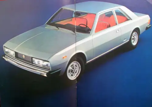 Fiat 130 Coupe 3200 Modellprogramm 1970 Automobilprospekt (1598)