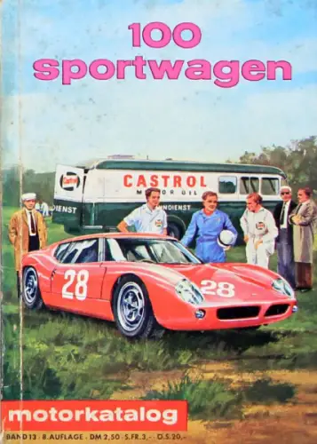"Motorkatalog - 100 Sportwagen" Automobil-Jahrbuch 1963 (9733)