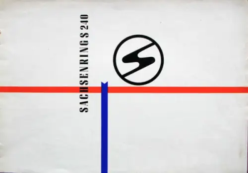 Sachsenring S 240 Modellprogramm 1958 Autommobilprospekt (7310)