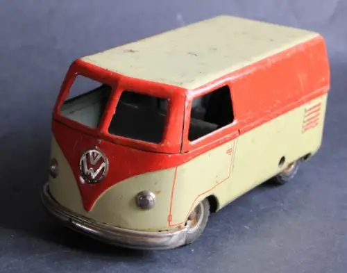 GÖSO Volkswagen T1 Transporter Kastenwagen 1958 Blechmodell mit Friktionsantrieb (3395)